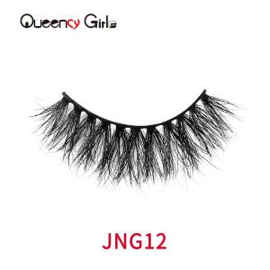 China 2 Pairs Short Wispy 25mm Natural Mink Lashes With Cruelty Free on sale