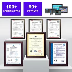 Buy cheap Coolmay 4.3 Inch HMI PLC All In One RS232 RS485 support Modbus RTU protocal Ethernet optional function plc controller Temperature Humidity Programmabl from wholesalers