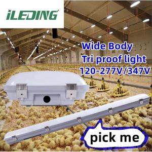 Buy cheap Warehouse Lighting Solution Industrial LED Vapor Tight Fixture Wet Location 120-347V from wholesalers