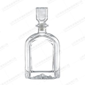 Buy cheap Glass Wine Bottle Offers Rubber Stopper Sealing Type and Glass Collar Material for Vodka from wholesalers