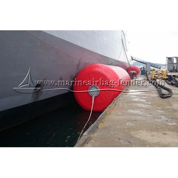 Quality Cylindrical EVA Foam Filled Fender Polyurethane Coated Marine Foam Fender for sale