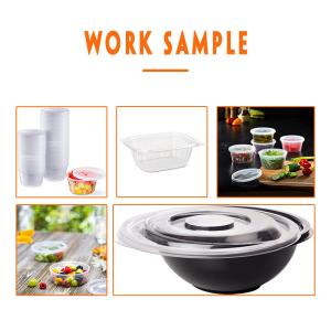 600mm Width Plastic Bowl Making Machine Disposable Thermoforming PLC