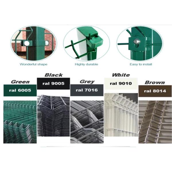 Bracket Q235 Q195 Steel Stainless Welded Wire Mesh Fence Panels