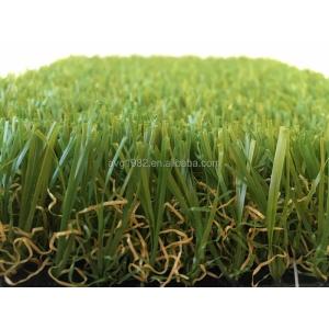 Buy cheap Soft Feeling Monofil PE and Curled PP Artificial Grass for Garden Landscaping most economical landscaping grass from wholesalers
