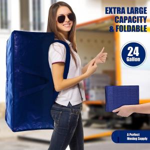 Buy cheap Heavy Duty Extra Large Moving Bags W/Backpack Straps - Strong Handles & Zippers, Storage Totes For Space Saving from wholesalers