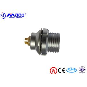 Buy cheap 1S 4 Pin Female Push Pull Electrical Connectors Back Panel Mounted 5000 Mating Cycles from wholesalers