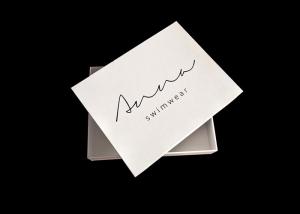 Buy cheap Swimwear Paper White Box Matt Lamination Customized Size With Lid from wholesalers