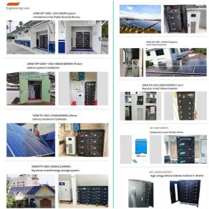 High Voltage Stackable LiFePO4 Battery Cabinet with CAN Communication All-In-One