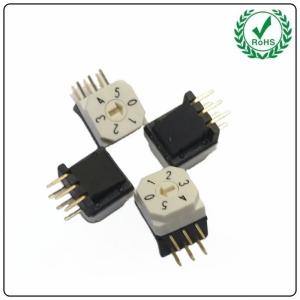 IP67 3x3 Right Angle Type Square 6 Pines Digital Code Rotary Switch Dip