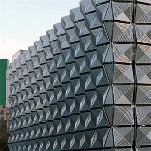 Buy cheap 2.5mm Metal Cladding Panel 3D Effect Exterior Solid Aluminium Cladding Panels product