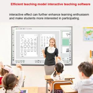 Buy cheap 83 Inch Interactive Whiteboard with Optional I3/i5/i7/i9 CPU 10 Point 60 Million Touches 3840*2160 Resolution from wholesalers