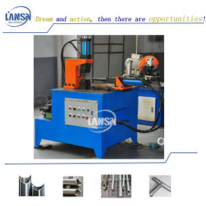 Buy cheap Semiautomatic Straight Curving Pipe Notching Machine NC Pipe Tubing Notcher from wholesalers