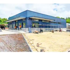 Buy cheap Industrial Steel Warehouse Cold Resistant High Snow Load Capacity For Harsh Winters Steel Structure from wholesalers