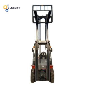 Load Capacity 2000 Lbs 4 Wheel Electric Forklift Turning Radius Up 10 Ft