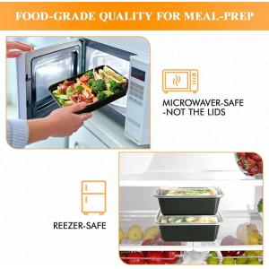 Buy cheap Microwavable Take Out Pp Disposable Plastic Food Containers With Lid from wholesalers