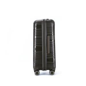 Soft Handle 0.8mm Aluminum ODM 4 Wheel Large Suitcase