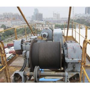 Electric Power Source Wire Rope Winch 50Hz Frequency Portable Mounting Type
