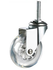 Buy cheap 3 Inch Transparent Wheel Stem Mount Casters Pu Caster product