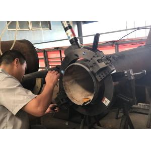 Buy cheap Split Frame Pneumatic Pipe Cutting And Chamfering Machine Surface Smoothly from wholesalers