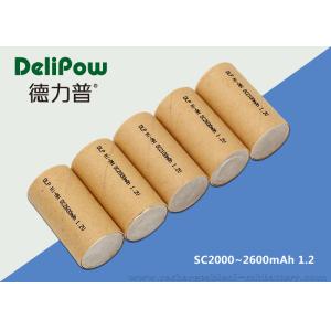 Buy cheap Customized SC2600 SC2000 SC2100 NIMH Rechargeable Battery With MSDS from wholesalers