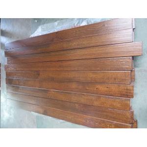 Buy cheap solid American hickory hardwood flooring with distressed finishings from wholesalers