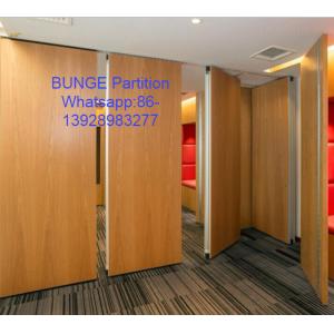 Buy cheap Function Room Sliding Partition Walls / Hanging System Acoustic Movable Walls from wholesalers