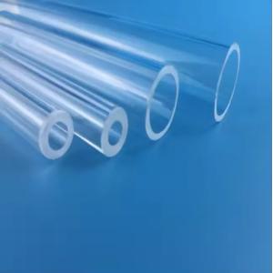 Buy cheap Heat Resistant Quartz Glass Cylinder Fused Silica Transparent Quartz Tubes from wholesalers
