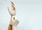 Waterproof Disposable Sterile Gloves 100% Latex Material Thickness 3-9 Mil