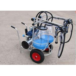 Buy cheap 25L Goats Mobile Milking Machine With Transparent Bucket , Single / Double from wholesalers
