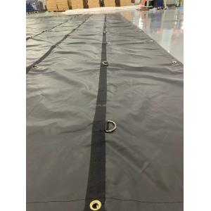 UV Protection PVC Tarpaulin Fabric 16x27 4ft Drop Lumber Tarps For Flatbed Truck