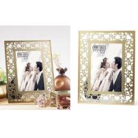 Buy cheap Clear Double Glass Photo Frame , Glass And Metal Picture Frames For Store Decor product