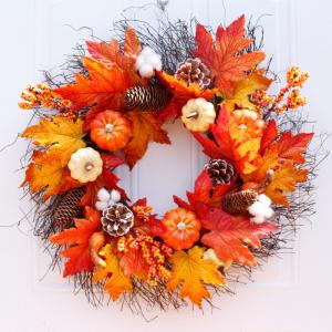 Buy cheap Hanging Artificial Decoration Christmas Flower Garland from wholesalers