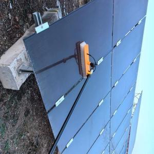 Buy cheap Max Unfold Size 9.0m Solar Panel Cleaning Brush with Manual Spray and Telescopic Handle from wholesalers