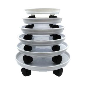 Buy cheap Dish 240mm Multidirectional  Flower Plant Pot Caddy On Wheels from wholesalers