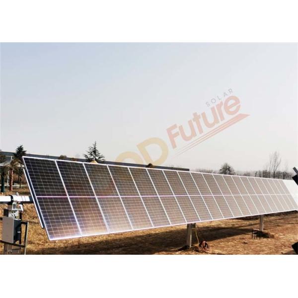Quality HWL Automatic Solar Tracker 90 Modules Single Axis Tracker for sale