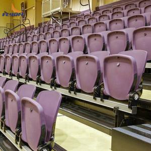 Buy cheap EN 13200 Certified Retractable Bleacher Seating with 5-Year Warranty and 200-500 People Capacity from wholesalers