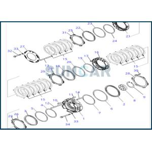 China 155-15-12811 1551512811 Gearbox Seal Transmission Seal Ring For Bulldozer D85A on sale