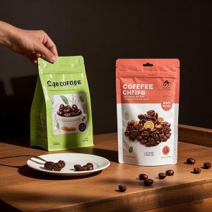 Buy cheap Partial Window Matte Pouch Customizable Stand-Up Design Moisture-Proof For Coffee Spices & Bulk Foods from wholesalers