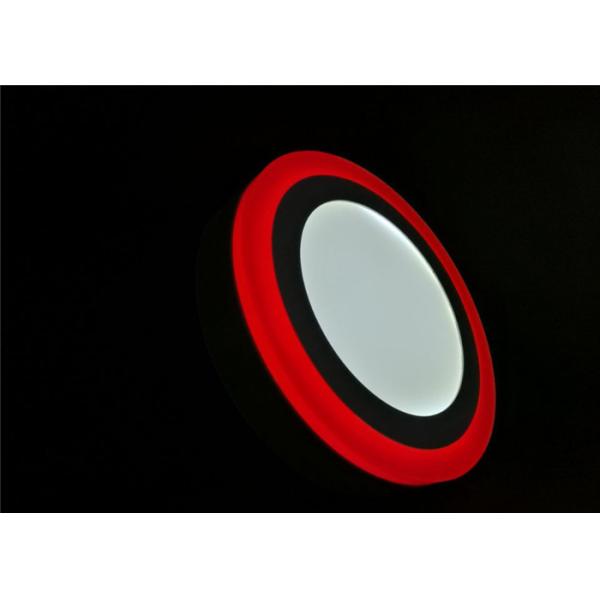 Buy cheap 12+4W Living Room Round Ø14.5cm Double Color Surface LED Panel 9 Watt White with Red Rim from wholesalers