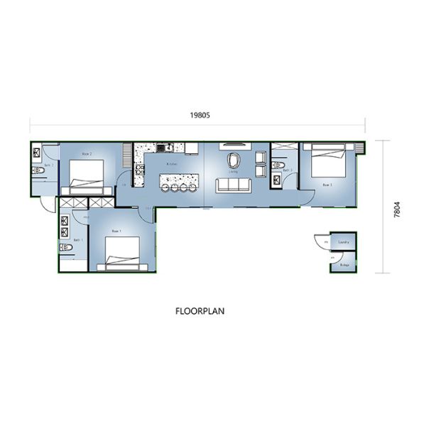 Build Faster & Stronger Prefab Light Gauge Steel Frame Single Family Home Bungalow House Kits