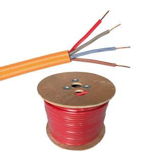 Buy cheap PVC Insulated 2cores Cable Tie Cold And Armored Fire Resistant Communication Cable Electric Log Roll from wholesalers