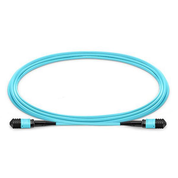 Quality 12F 24F OM3 OM4 Plenum MTP MPO Fiber Trunk Cable for sale
