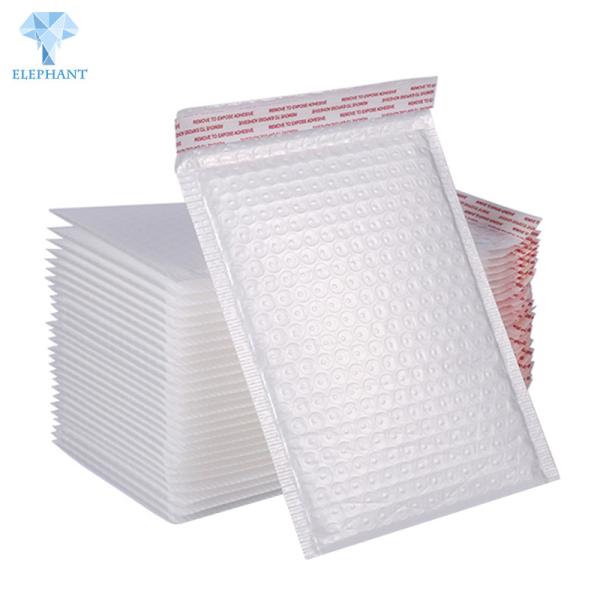 Buy cheap Disposable 4C Printing White Poly Bubble Mailers 6x10'' Eco Friendly from wholesalers