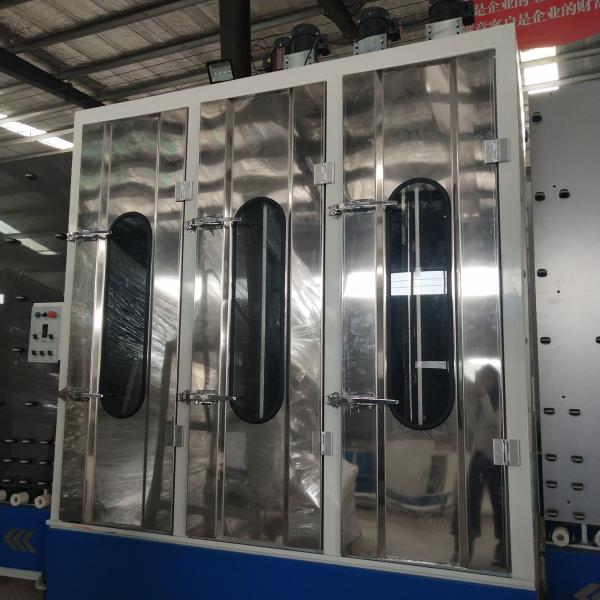 High Efficiency Insulating Glass Line With 2-12m/Min Washing Glass Speed