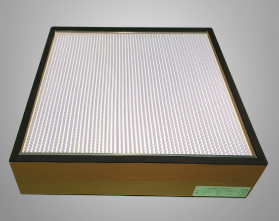 Buy cheap Industrial Grade H14 cleanroom ceiling HEPA Air Filter with Aluminum Frame and AB Glue Seal from wholesalers