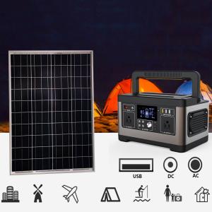 500W Portable Solar Power Station Kits With On Board Charging Micro Inverter