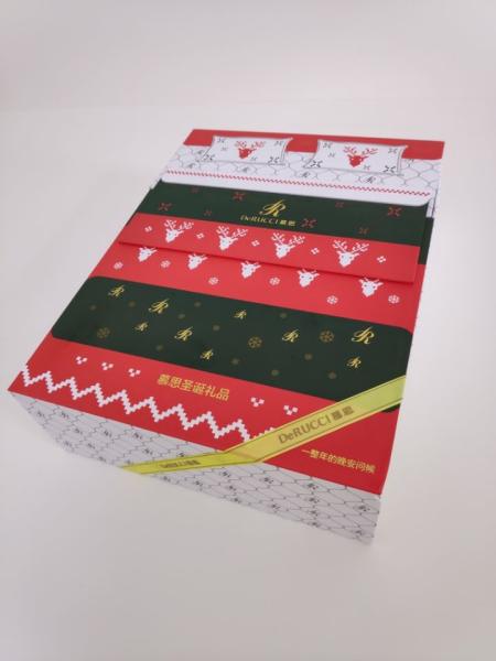 Buy cheap Custom bookstyle rigid cardboard packaging gift box for Christmas Day from wholesalers