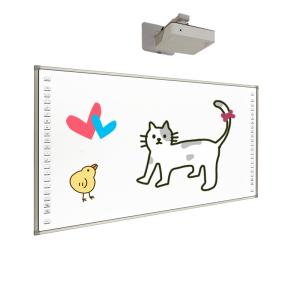 Buy cheap 90 Inch Infrared Interactive Whiteboard Electronic White board USB Interface Ceramic Nano Surface from wholesalers