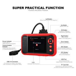 Buy cheap LAUNCH Creader CRP129 ENG/AT/ABS/SRS EPB SAS Oil Service Light resets auto obd2 eobd code reader diagnostic Scanner tool from wholesalers