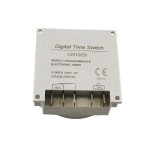 Buy cheap Weekly Programmable Electronic Timer CN102B DC12V 24V AC110V 220V 16A Digital Time Switch from wholesalers